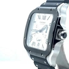 Cartier Santos XL Automatic 43mm Black Adlc Stainless Steel WSSA0017 4