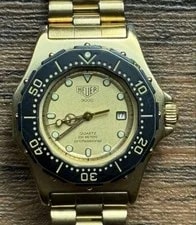 Heuer 3000 937.415 Tagheuer Gold From Japan 2