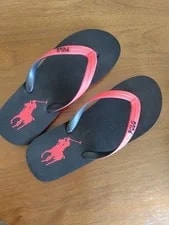 9.5US Ralph Lauren Shoes Polo Flip Flops / Limited Edition Vhtf Desi 2