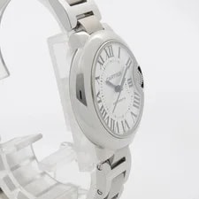 Cartier Ballon Bleu 33mm Steel Silver Guilloche Dial W6920071 3