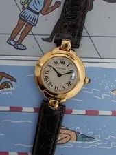 Cartier Vendome Paris Ref.878999 Case Gold 18 Kt Lady Size Caliber Quartz 2