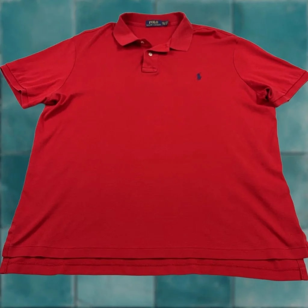 Polo Ralph Lauren — Polo Ralph Lauren Polo Shirt 2XL Short Sleeve Cotton Logo — streetwear — resale