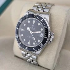Tudor 75090 Submariner Prince Oysterdate Black 36mm 1988 2