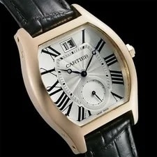 Cartier Tortue XL Small Second Date W1556234 Silver 2