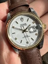 Tudor — Tudor Prince Date Dial Ref 74033 on Leather Strap — Watch — resale