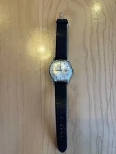 IWC Automatic Silver Leather Band From Japan 3
