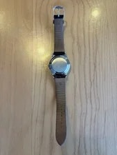 IWC Automatic Silver Leather Band From Japan 4
