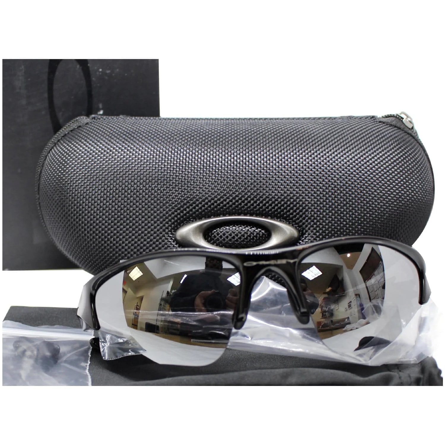 Oakley 03-915 Flak Jacket XLJ Sunglasses Iridium Lens 2