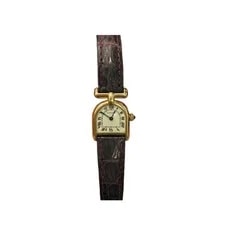 Cartier Calandre 6603 '' Yellow Gold White Dial Quartz 2