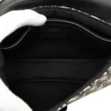Authenticated Dior Mini Saddle Buckle Messenger 4