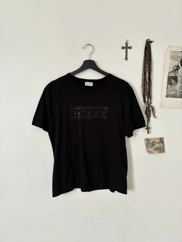 Saint Laurent — Saint Laurent Paris 2020 Logo Tee — streetwear — resale
