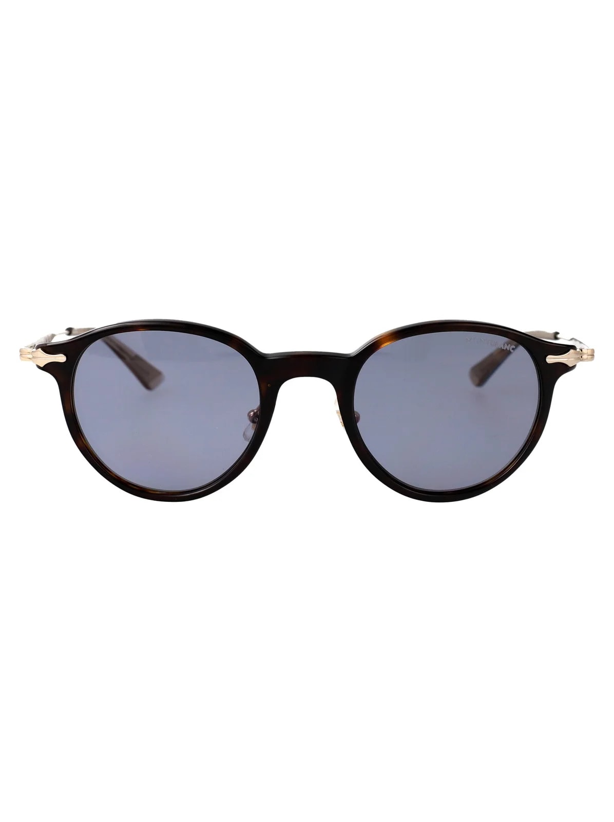 Montblanc — Montblanc Mb0362s Metal Round-Frame Sunglasses — — Accessory — resale