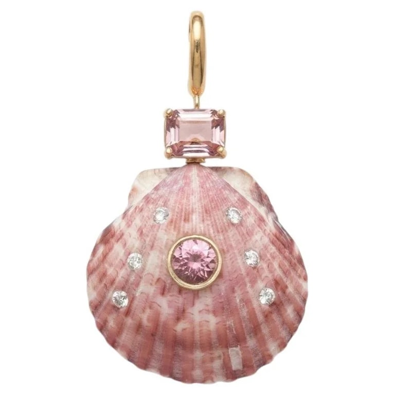 Jen Proudman Jewelry — Shell With Tourmalines, Diamonds & By Jen Proudman Jewelry — Jewelry — resale
