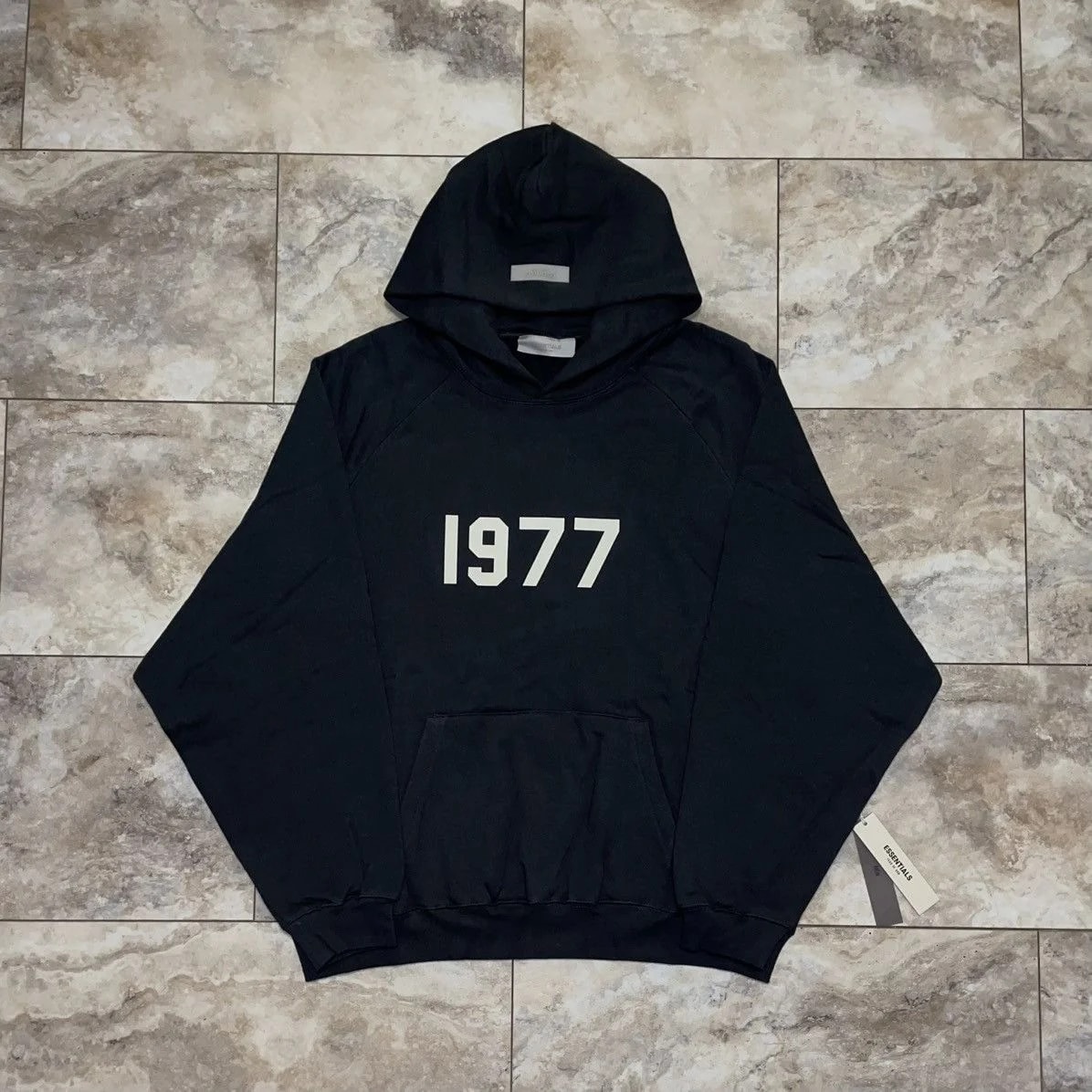 Fear of God Essentials — 2022 Fear of God Essentials 1977 Hoodie — streetwear — resale