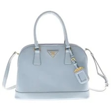 Prada — Prada Logo Triangle Plate — Handbag — resale