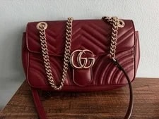 Gucci — Gucci GG Marmont Matelasse Small Ancora — Handbag — resale