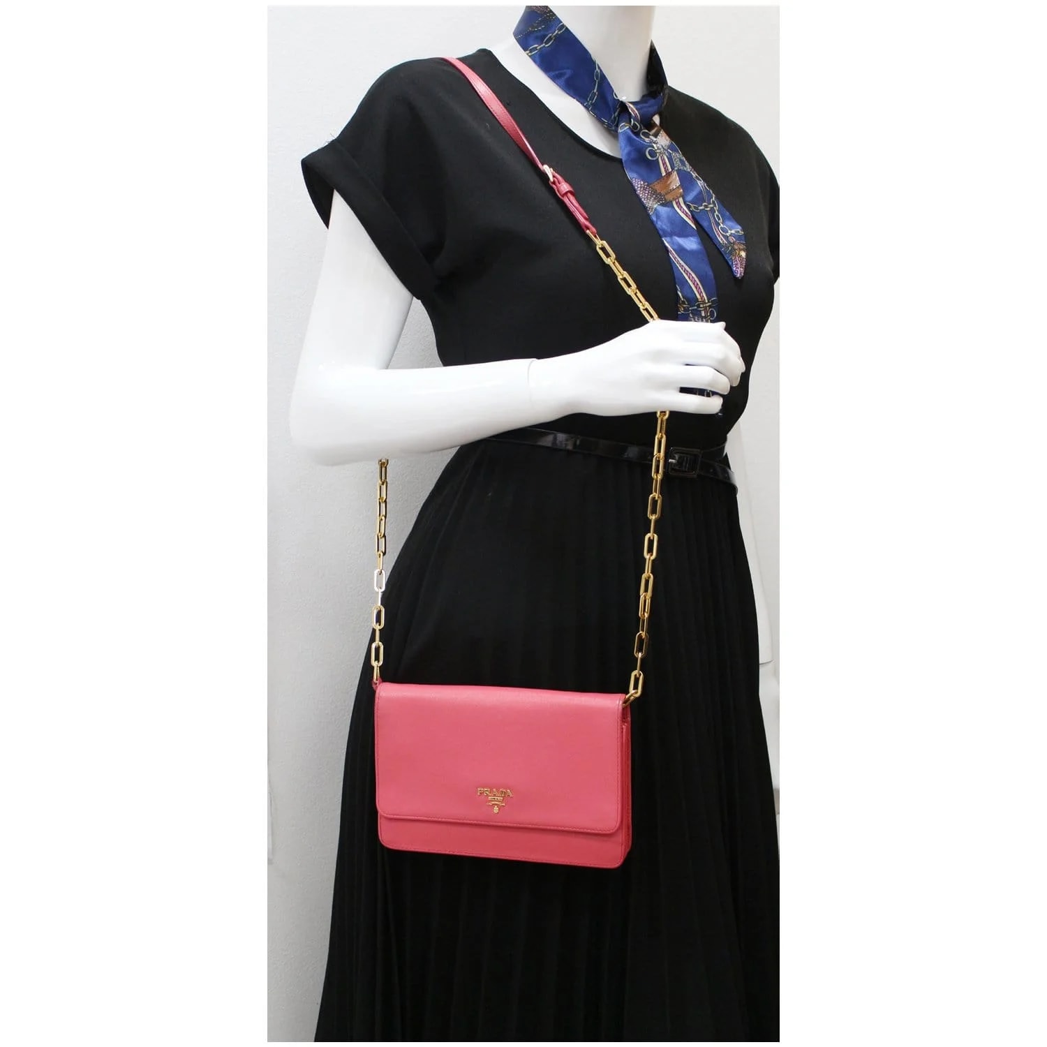 Prada Metal Wallet on Chain 2