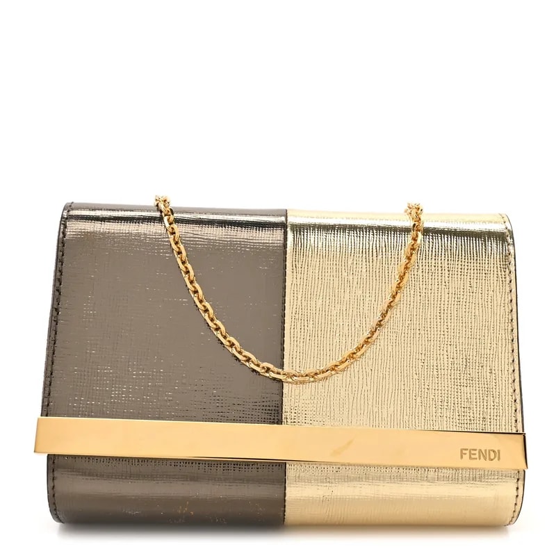 Fendi — Vitello Mirror Elite Mini Rush — Handbag — resale