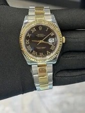 Rolex Datejust II Black Roman Dial on Oyster 116333 With Box 4