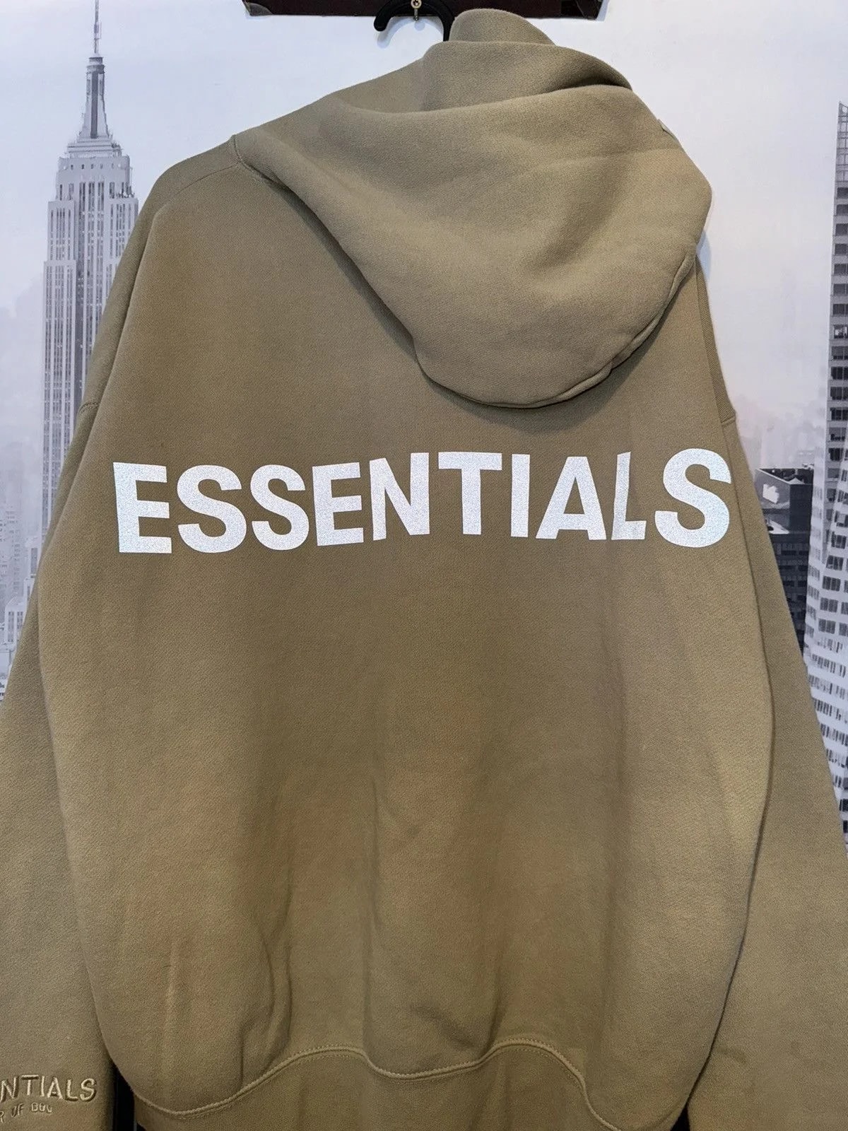Fear of God Essentials — OG Fear of God Essentials 3M Graphic Hoodie Twill SZ MED 🔥 — streetwear — resale
