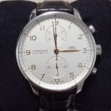 IWC Portuguese Chronograph Gold Index Overhaul Completed Official 2