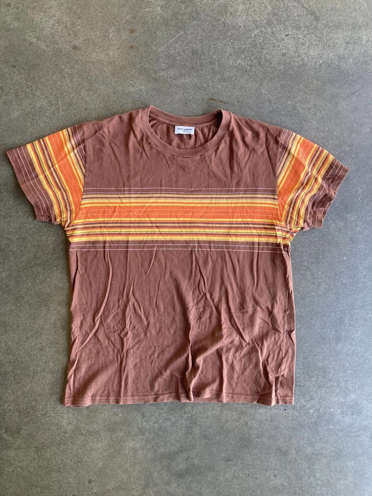 Saint Laurent — Saint Laurent Surf Sound Striped Shirt Runway — streetwear — resale