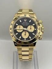 Rolex Daytona 116518LN 'Paul Newman' Yellow Gold Black Dial 2