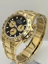 Rolex Daytona 116518LN 'Paul Newman' Yellow Gold Black Dial 4