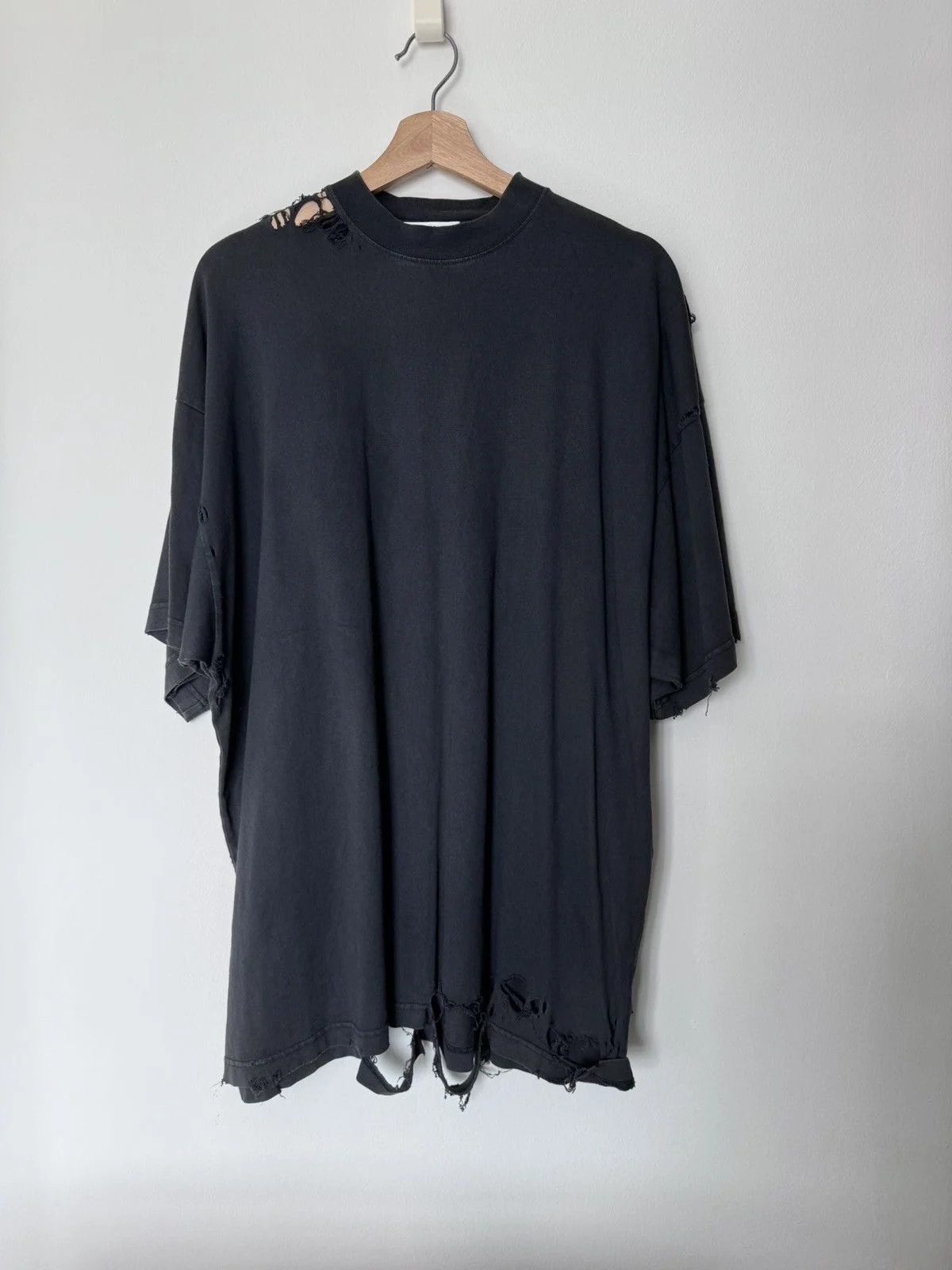 Balenciaga — Balenciaga Speedhunter Distressed Tee — streetwear — resale