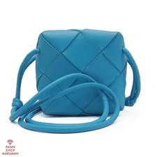 Bottega Veneta — Bottega Veneta Mini Cassette Camera 701915 Hardware L — Handbag — resale