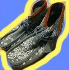 Clarks — 8.5US Clarks Wallaby Paisley Model Limited Edition Vhtf Pre — Sneaker — resale