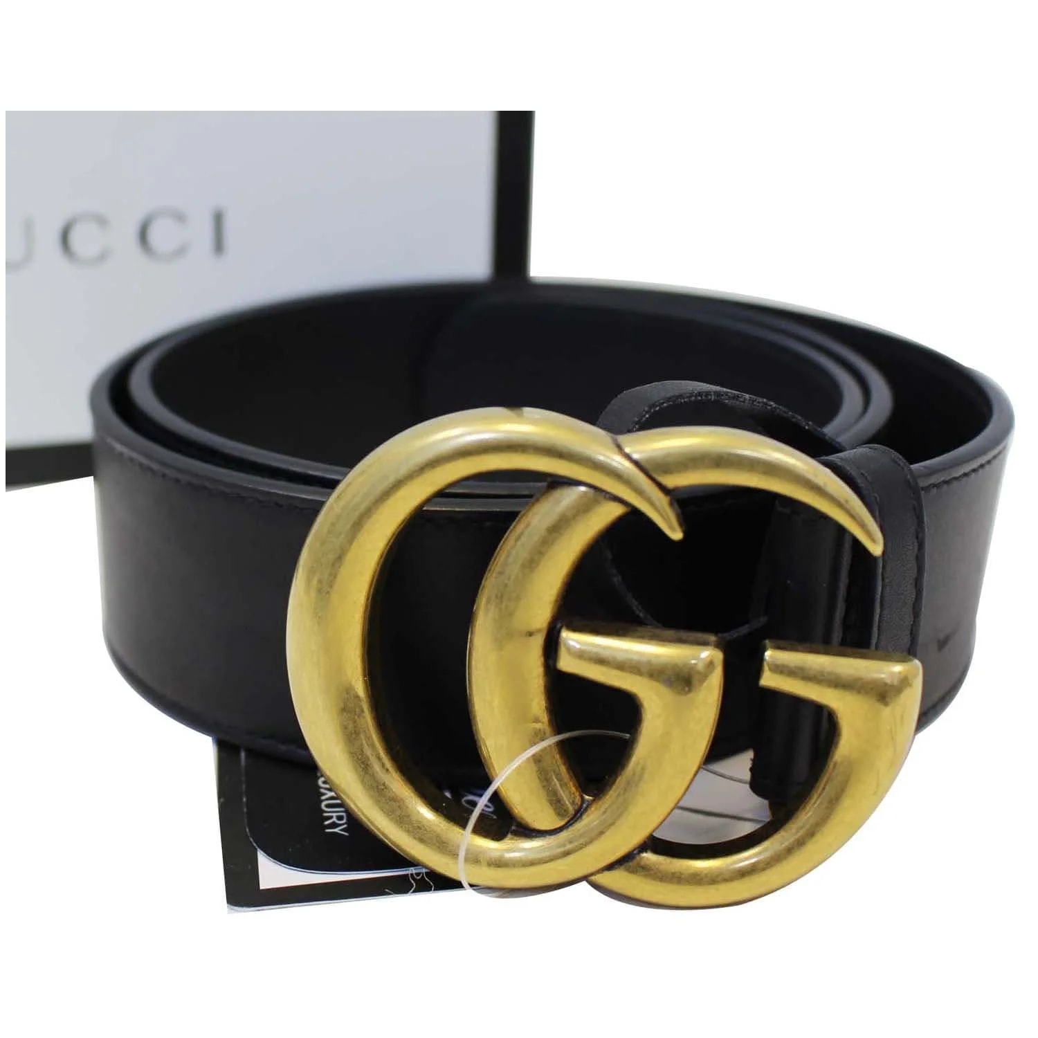 Gucci Double G Buckle Belt Size 39 4