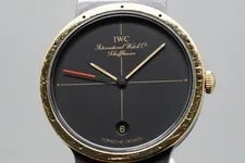 IWC Porsche Design Ultra Slim Quartz 2552 Titanuim 32mm Black Dial 2