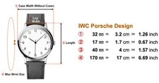 IWC Porsche Design Ultra Slim Quartz 2552 Titanuim 32mm Black Dial 3