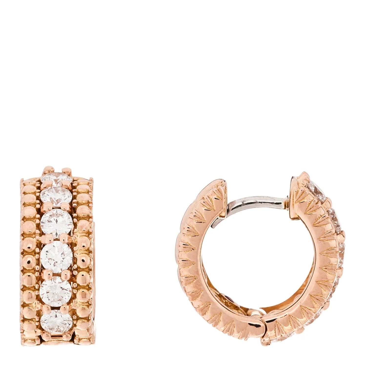 Roberto Coin — 18K Rose Gold Hoop — Jewelry — resale