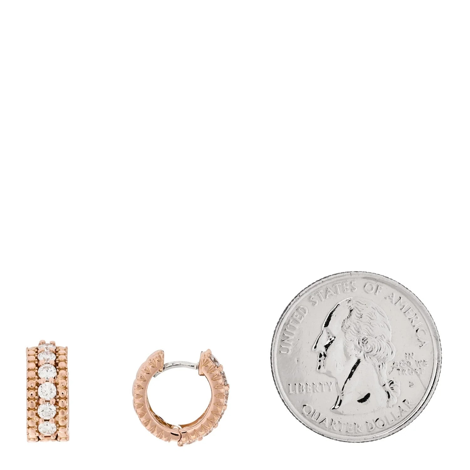 18K Rose Gold Hoop 2