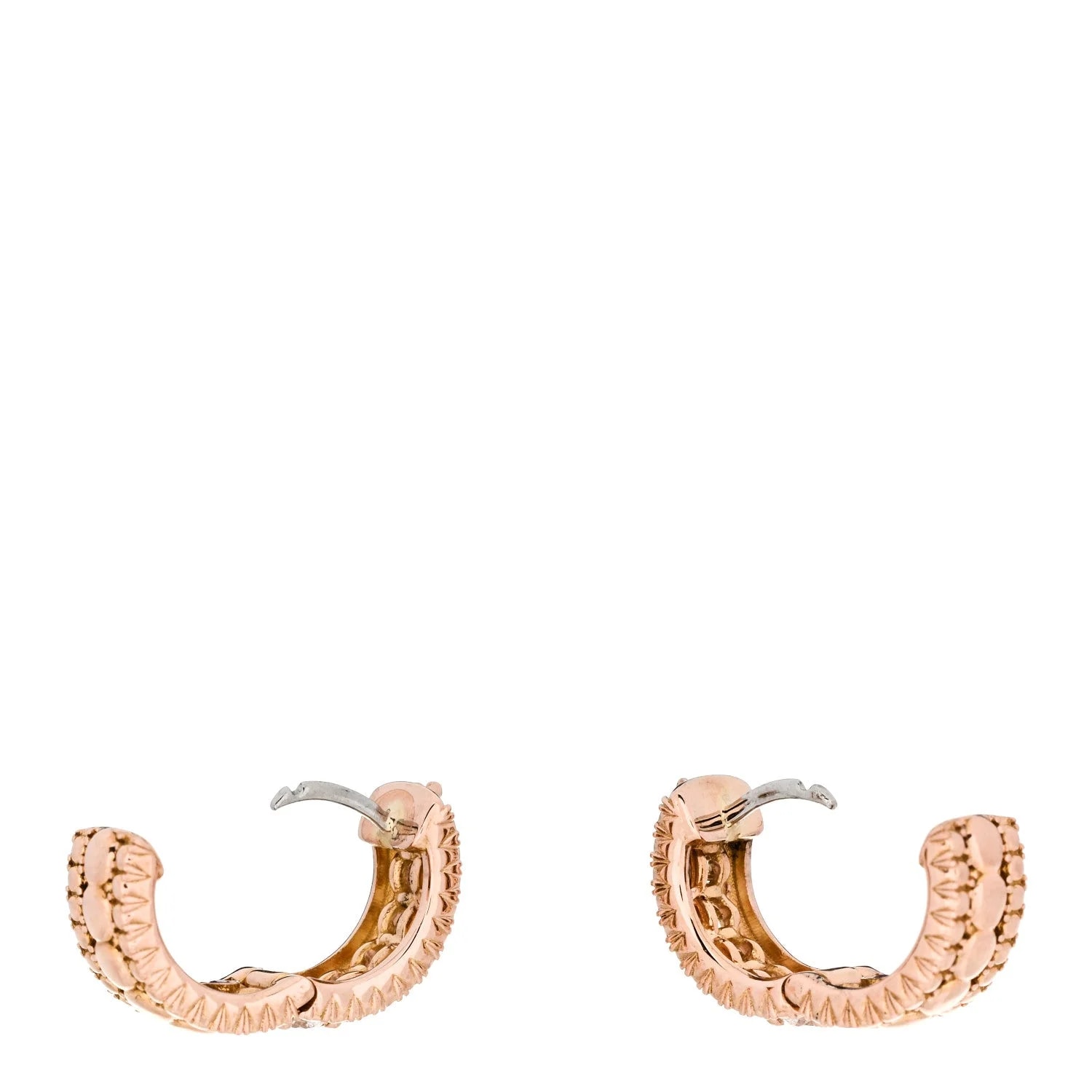 18K Rose Gold Hoop 3