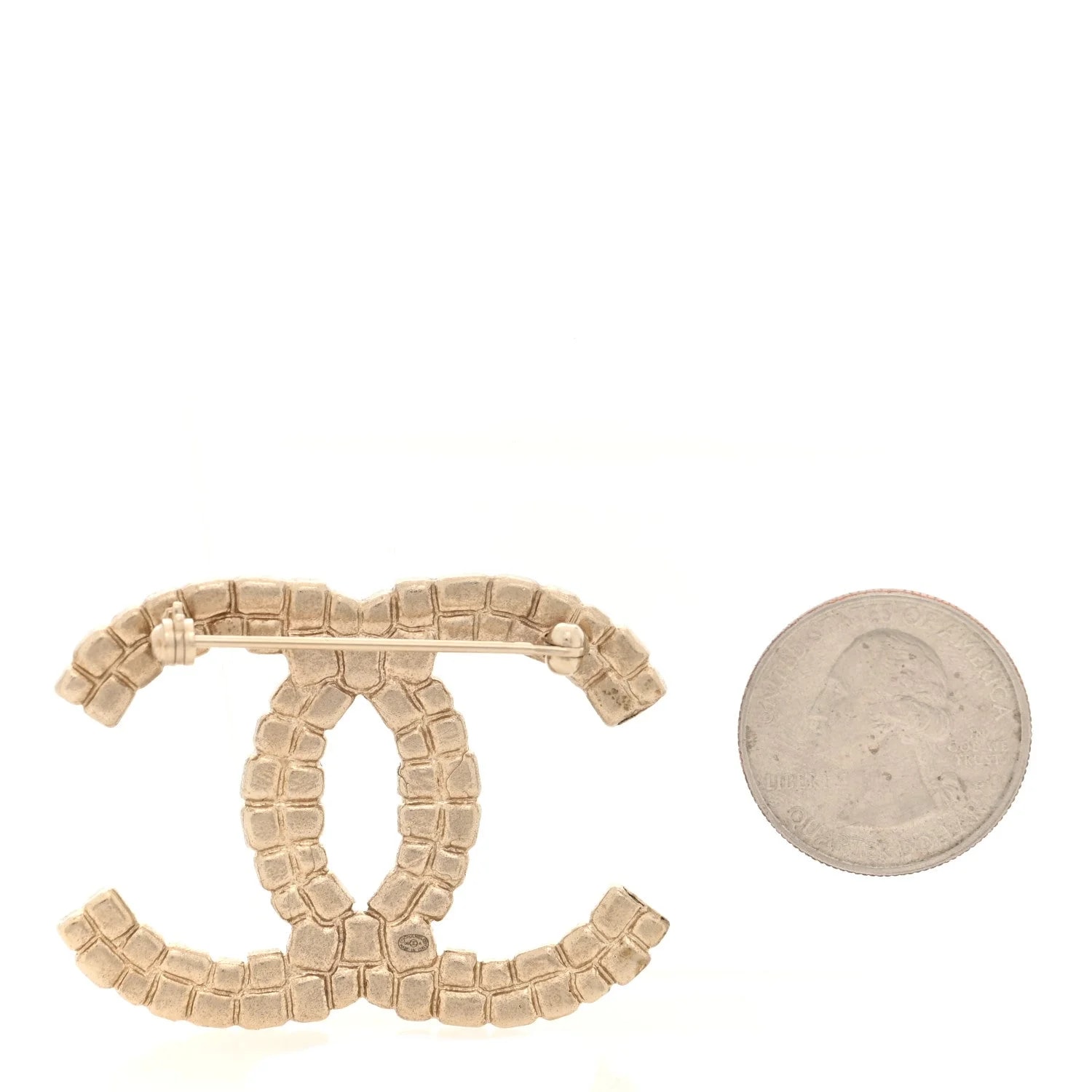 Enamel CC Brooch 2