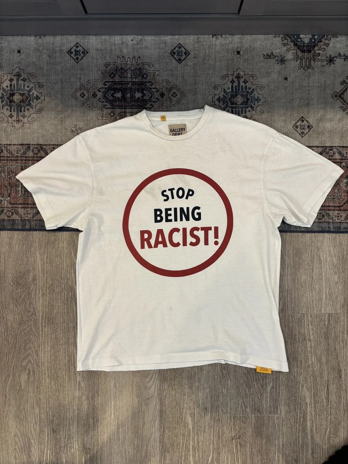 Gallery Dept — Gallery Dept Stop Being Racist T-shirt L — streetwear — resale