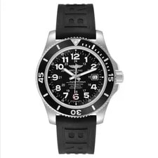 Breitling Superocean II 42 Steel Black Dial A17365 Box Papers 2