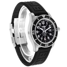 Breitling Superocean II 42 Steel Black Dial A17365 Box Papers 3