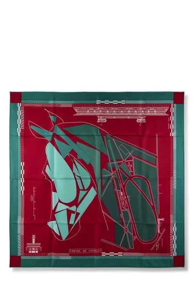 Hermès — & 'Cheval de Courses' Scarf 90 — Accessory — resale