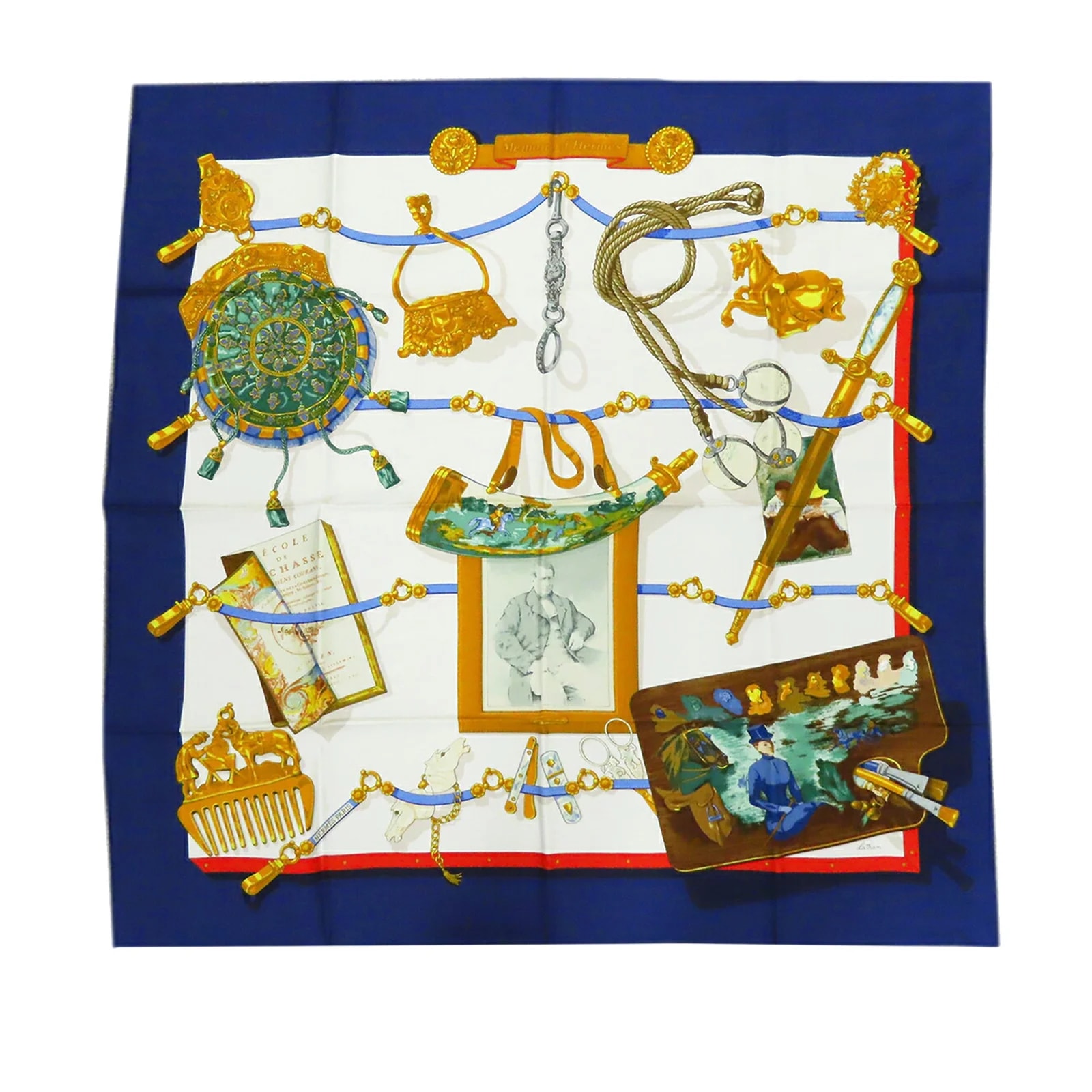 Hermès — Memoire D Hermes Scarf 90 — Accessory — resale