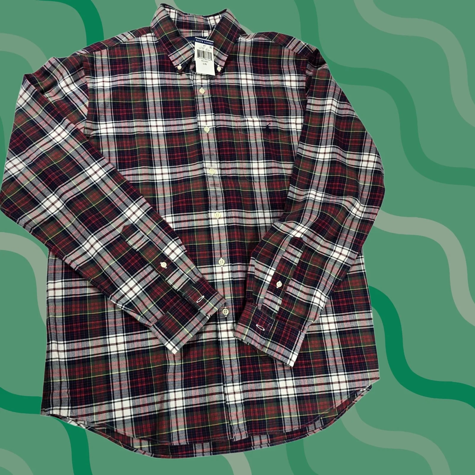 Polo Ralph Lauren — Polo Ralph Lauren Shirt L Classic Fit Plaid Button Down — streetwear — resale