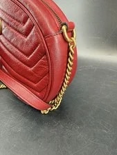 Gucci GG Marmont Round Chevron Crossbody Box 3
