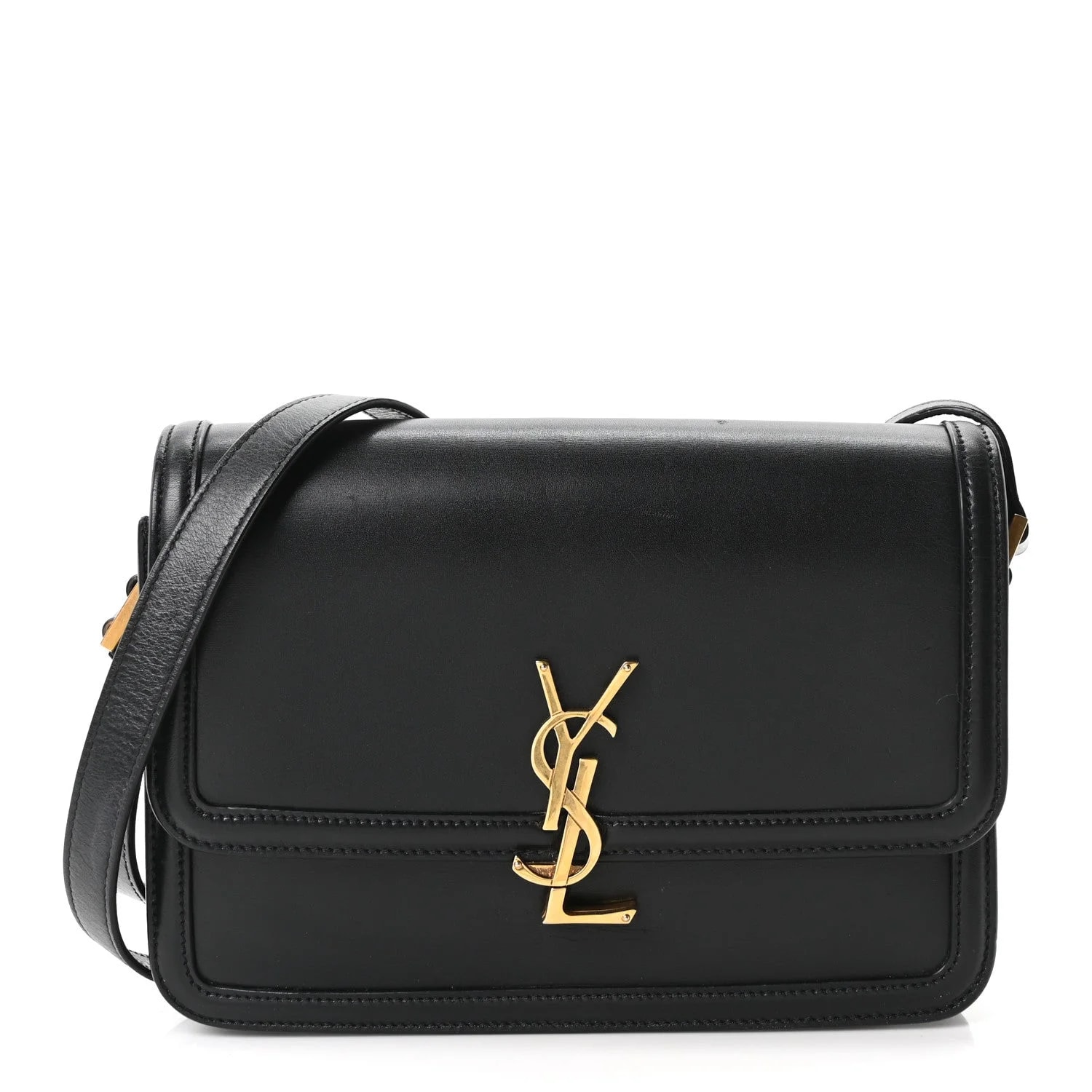 Saint Laurent — Box Medium Solferino Satchel — Handbag — resale