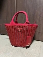 Prada — Prada Straw Basket 2Way Auth Italy — Handbag — resale