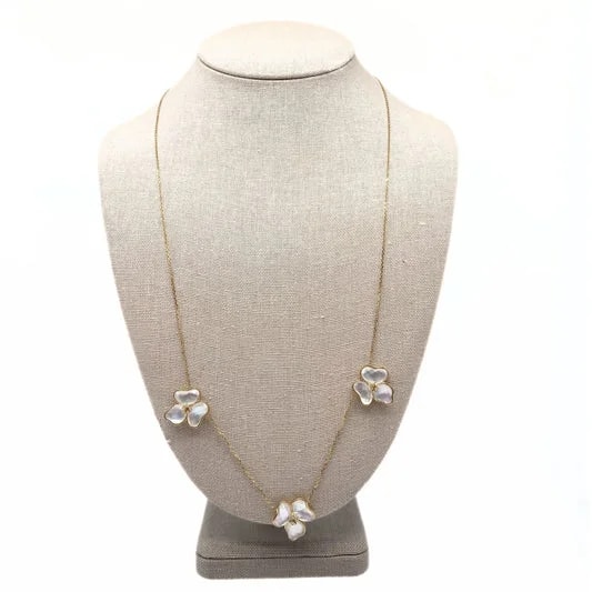Patricia Robalino Il Petalo 3 Flower Mother of Pearl — Jewelry — resale