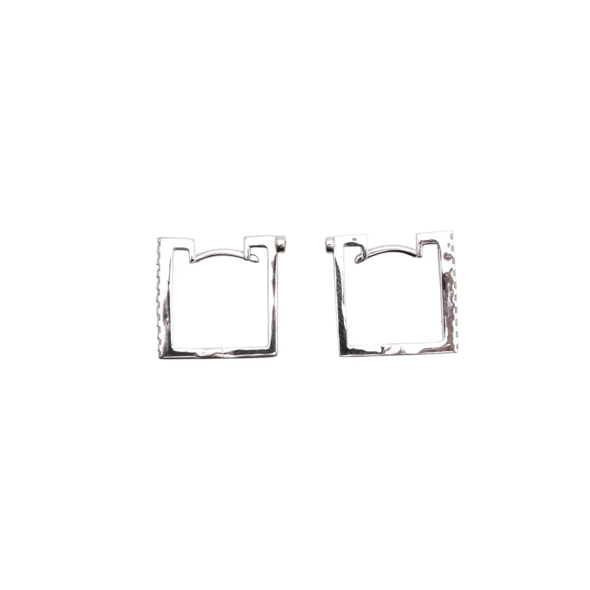 Roberto Coin Square Hoop 4