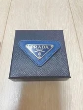 Prada — Prada Brooch Triangle With Box From Japan — Handbag — resale